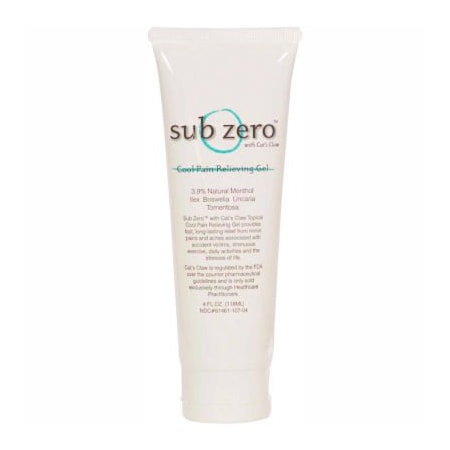 Fabrication Enterprises Sub Zero Cat's Claw Cold Pain Relief Gel, 4 oz. Tube, Case of 12 11-0951-12